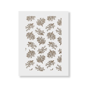 Sablon 900x600x0.7mm Coral Refolosibil, model MXSP7037
