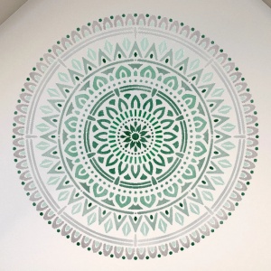 Sablon Perete 25cm BHADRA MANDALA 0.7mm model MXSP7604 marime 25cm X 25cm - Img 5
