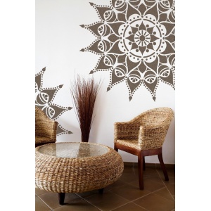 Sablon Perete 25cm NASHIK MANDALA 0.7mm model MXSP7608 marime 25cm X 25cm - Img 5