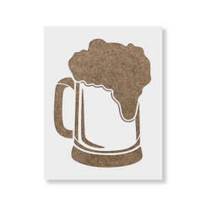 Sablon Perete vopsire, tencuiala 0.7mm Beer Mug Refolosibil, model MXSP7213