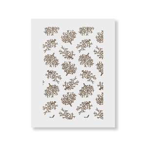 Sablon Perete vopsire, tencuiala 900x600x0.7mm Coral Refolosibil, model MXSP7112