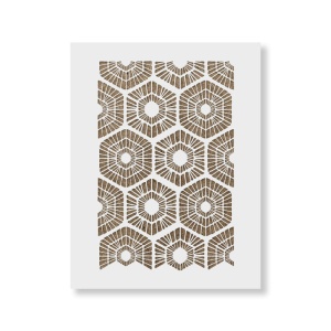 Sablon Perete vopsire, tencuiala 900x600x0.7mm Scandinavian Geometric Refolosibil, model MXSP7042
