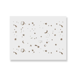 Sablon Perete vopsire, tencuiala 900x600x0.7mm Sky Stars Refolosibil, model MXSP7092