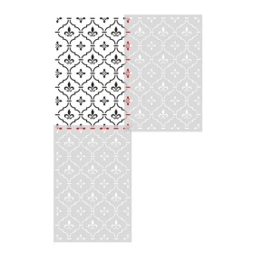 Sablon Perete vopsire, tencuiala model „Fundal”, 400 x600 mm MXSP7663 - Img 9
