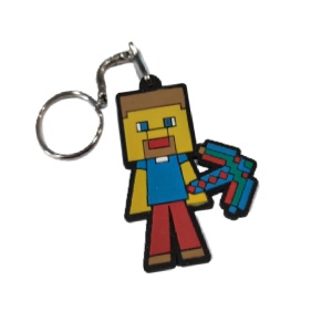 Breloc Minecraft - Steve 65mm - Img 4