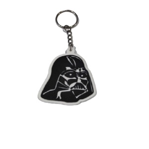 Breloc Star Wars - Darth Vader alb 60mm breloc chei sau ghiozdan - Img 4