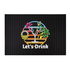 Covoraș de bar Ultra Tiki Barmat distractiv și vibrant pentru Bar Cafenea 285 x 215 mm BM0050
