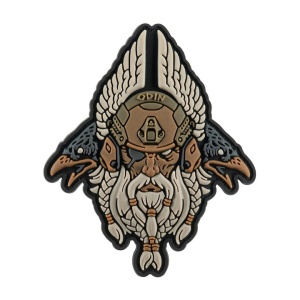 Emblema Patch Petic Odin PVC Multicolor 90 x 75 mm