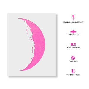Sablon Perete vopsire, tencuiala 0.7mm Crescent Moon Refolosibil, model MXSP7198 - Img 2