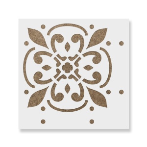 Sablon Perete vopsire, tencuiala 0.7mm Icarus Tile Stencil Refolosibil, model MXSP7256 - Img 2