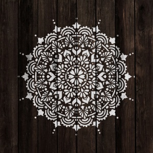 Sablon Perete vopsire, tencuiala 0.7mm Paradise Mandala Refolosibil, model MXSP7146 - Img 4