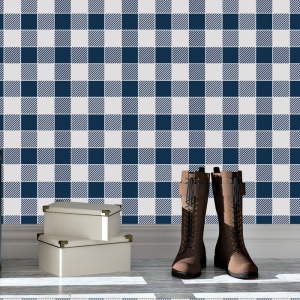Sablon Perete vopsire, tencuiala 900x600x0.7mm Buffalo Check Refolosibil, model MXSP7077