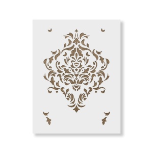 Sablon Perete vopsire, tencuiala 900x600x0.7mm Damask Refolosibil, model MXSP7073