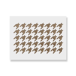 Sablon Perete vopsire, tencuiala 900x600x0.7mm Houndstooth Refolosibil, model MXSP7117 - Img 3