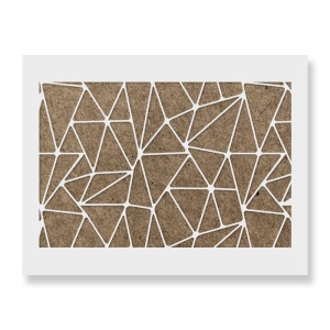 Sablon Perete vopsire, tencuiala 900x600x0.7mm Shattered Geometric Refolosibil, model MXSP7076