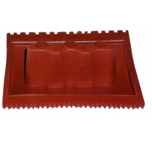 🎨 Unealtă decorativă din cauciuc pentru efect scândură de lemn 9 × 9 cm LICO6922 - Img 3