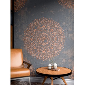 Sablon 570x570x0.7mm, Mandala Elegant Circle , Refolosibil MX70006.1 Diametru total de 550mm - Img 10