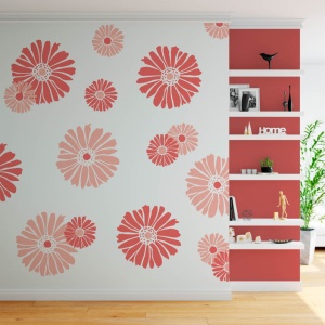 Sablon 900x600x0.7mm Daisy Floral Refolosibil, model MXSP7010 - Img 2