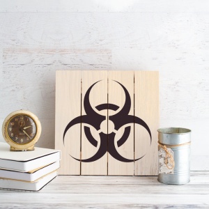 Sablon Perete vopsire, tencuiala 0.7mm Biohazard Refolosibil, model MXSP7208 - Img 3