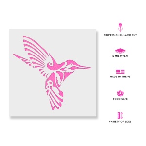Sablon Perete vopsire, tencuiala 0.7mm Colibri Decorativ model MXSP7440 - Img 2