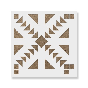 Sablon Perete vopsire, tencuiala 0.7mm Daxos Tile Stencil Refolosibil, model MXSP7263 - Img 2