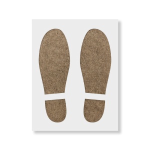 Sablon Perete vopsire, tencuiala 0.7mm Footprints Refolosibil, model MXSP7215
