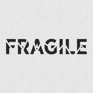 Sablon Perete vopsire, tencuiala 0.7mm Fragile Word Broken Refolosibil, model MXSP7251 - Img 4