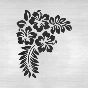 Sablon Perete vopsire, tencuiala 0.7mm Hibiscus Flower Stencil Refolosibil, model MXSP7171 - Img 4