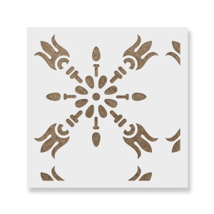Sablon Perete vopsire, tencuiala 0.7mm Kasper Tile Stencil Refolosibil, model MXSP7283 - Img 2