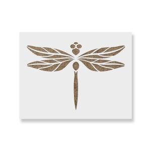 Sablon Perete vopsire, tencuiala 0.7mm Libelulă model MXSP7437 - Img 1