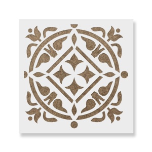 Sablon Perete vopsire, tencuiala 0.7mm Maria Tile Stencil Refolosibil, model MXSP7273 - Img 2