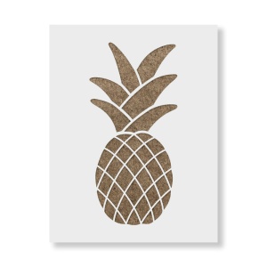 Sablon Perete vopsire, tencuiala 0.7mm Simple Pineapple Refolosibil, model MXSP7197