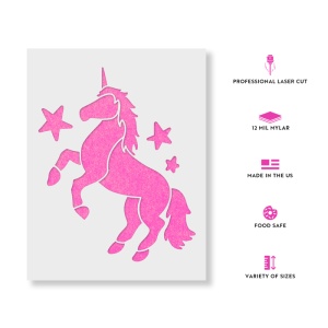 Sablon Perete vopsire, tencuiala 0.7mm Unicorn model MXSP7413 - Img 2