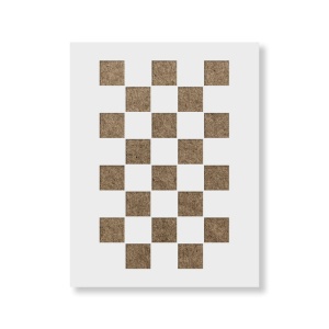 Sablon Perete vopsire, tencuiala 900x600x0.7mm Checker Refolosibil, model MXSP7121