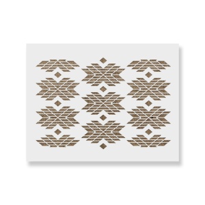 Sablon Perete vopsire, tencuiala 900x600x0.7mm Navajo Refolosibil, model MXSP7090