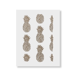 Sablon Perete vopsire, tencuiala 900x600x0.7mm Pineapple Refolosibil, model MXSP7104
