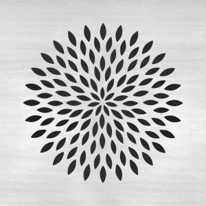 Sablon Perete vopsire, tencuiala grosime 0.7mm Dahlia Mandala Refolosibil, model MXSP7141 - Img 2