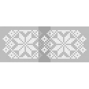 Set 4 sabloane 200x200x0.7mm, Mandala Flower, NUODWELL, Refolosibil MX70004 - Img 7