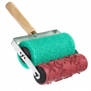 🎨 Rolă din cauciuc cu model 340 pentru trafalet cu burete – 14,5 cm (LICO6929) - Img 4
