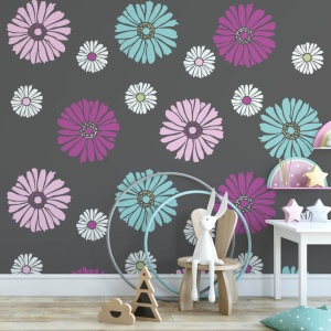 Sablon 900x600x0.7mm Daisy Floral Refolosibil, model MXSP7010 - Img 3