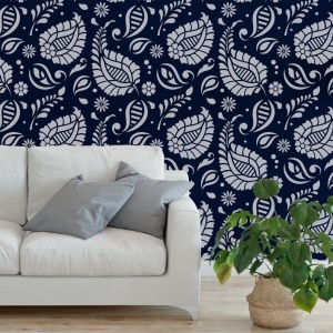 Sablon 900x600x0.7mm Paisley Refolosibil, model MXSP7022 - Img 3
