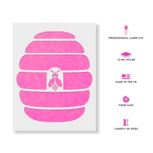 Sablon Perete vopsire, tencuiala 0.7mm Beehive Refolosibil, model MXSP7192 - Img 2