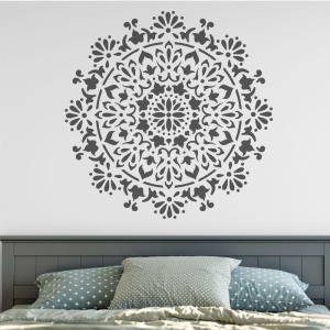 Sablon Perete vopsire, tencuiala 0.7mm Bliss Mandala Refolosibil, model MXSP7147 - Img 3
