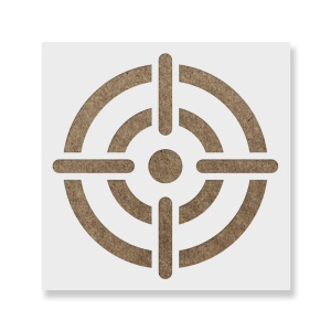Sablon Perete vopsire, tencuiala 0.7mm Bullseye model MXSP7474