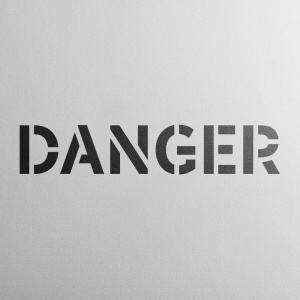 Sablon Perete vopsire, tencuiala 0.7mm Danger Sign Refolosibil, model MXSP7238 - Img 4