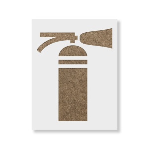 Sablon Perete vopsire, tencuiala 0.7mm Fire Extinguisher Refolosibil, model MXSP7246
