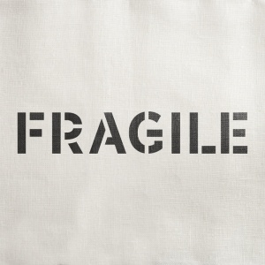 Sablon Perete vopsire, tencuiala 0.7mm Fragile Word Refolosibil, model MXSP7218 - Img 4