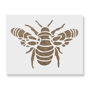 Sablon Perete vopsire, tencuiala 0.7mm Mandala Bumble Bee Stencil Refolosibil, model MXSP7178