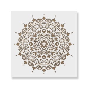 Sablon Perete vopsire, tencuiala 0.7mm Paradise Mandala Refolosibil, model MXSP7146