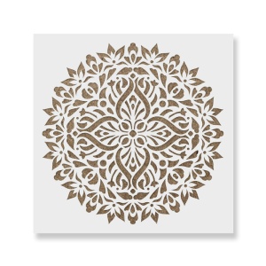 Sablon Perete vopsire, tencuiala 0.7mm Trevo Mandala Refolosibil, model MXSP7156